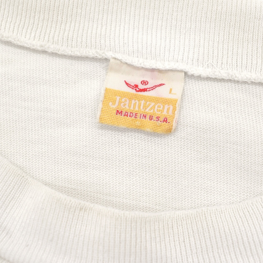 1970s JANTZEN FLOWER PRINT T-SHIRT ... L