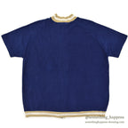 1970's JANTZEN TERRY CLOTH ZIP-UP SHIRT ... L