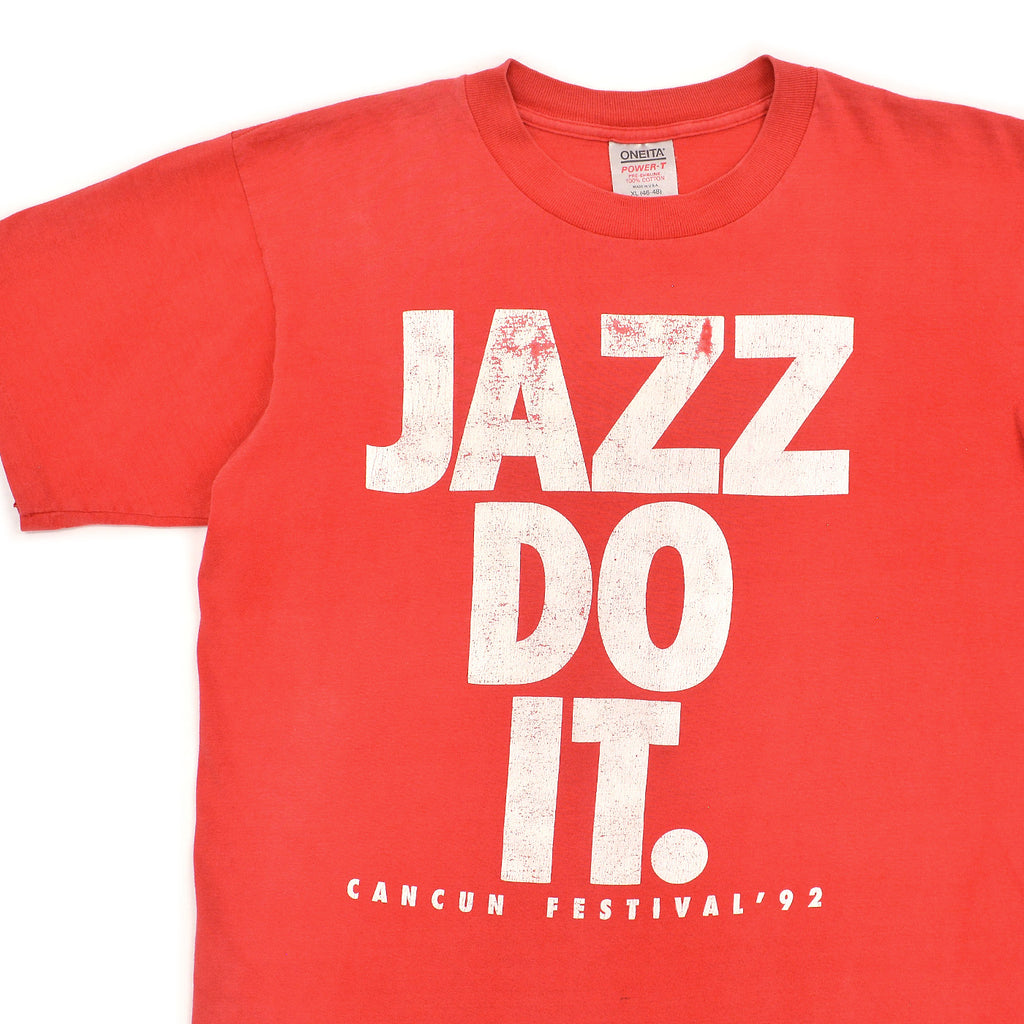 1990's ONEITA JAZZ DO IT.  T-SHIRT ... XL