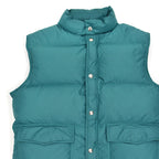 ~1990's JC PENNEY DOWN VEST / DEEP TEAL GREEN ... L