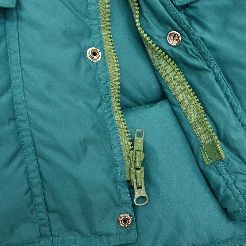 ~1990's JC PENNEY DOWN VEST / DEEP TEAL GREEN ... L