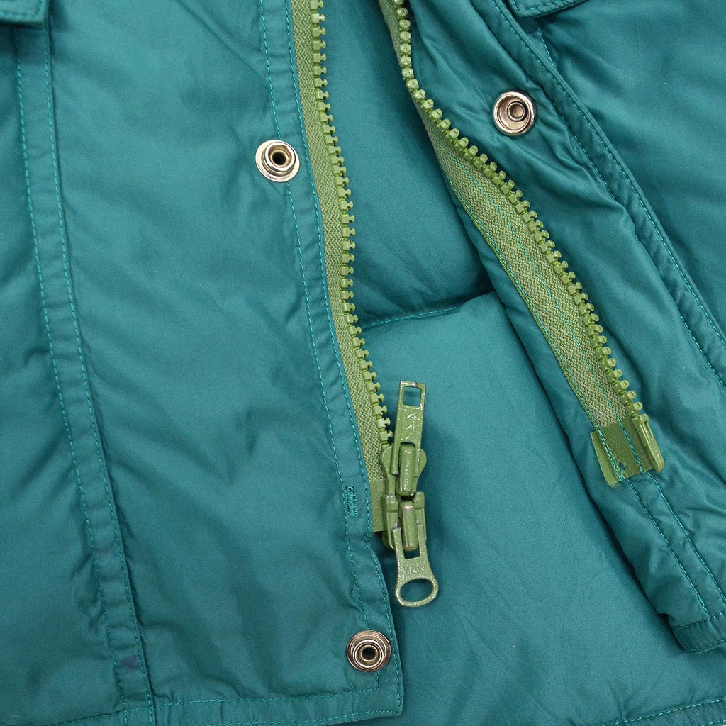 ~1990's JC PENNEY DOWN VEST / DEEP TEAL GREEN ... L