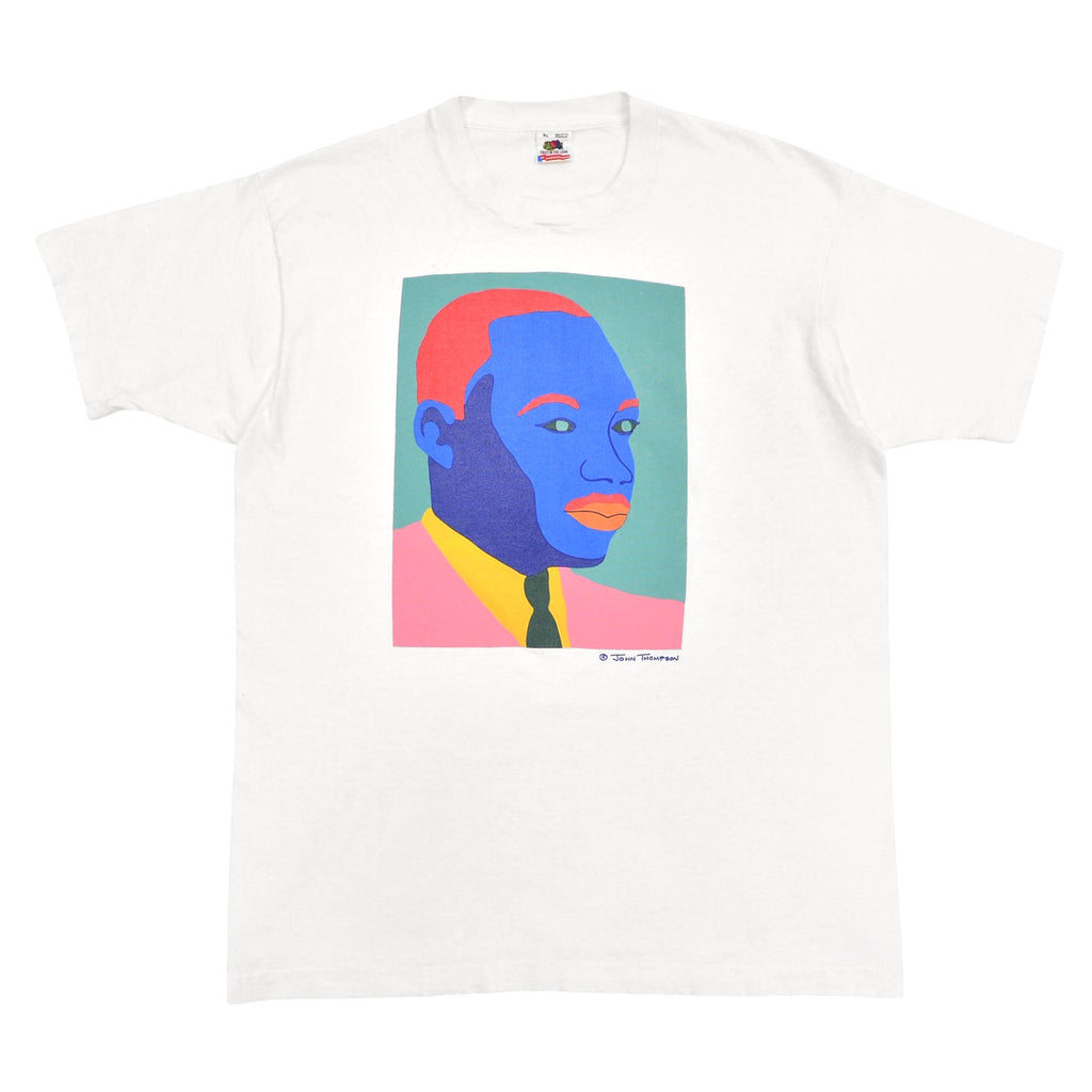 1990's FRUIT OF THE LOOM POP ART T-SHIRT / RARE ... XL