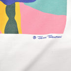 1990's FRUIT OF THE LOOM POP ART T-SHIRT / RARE ... XL