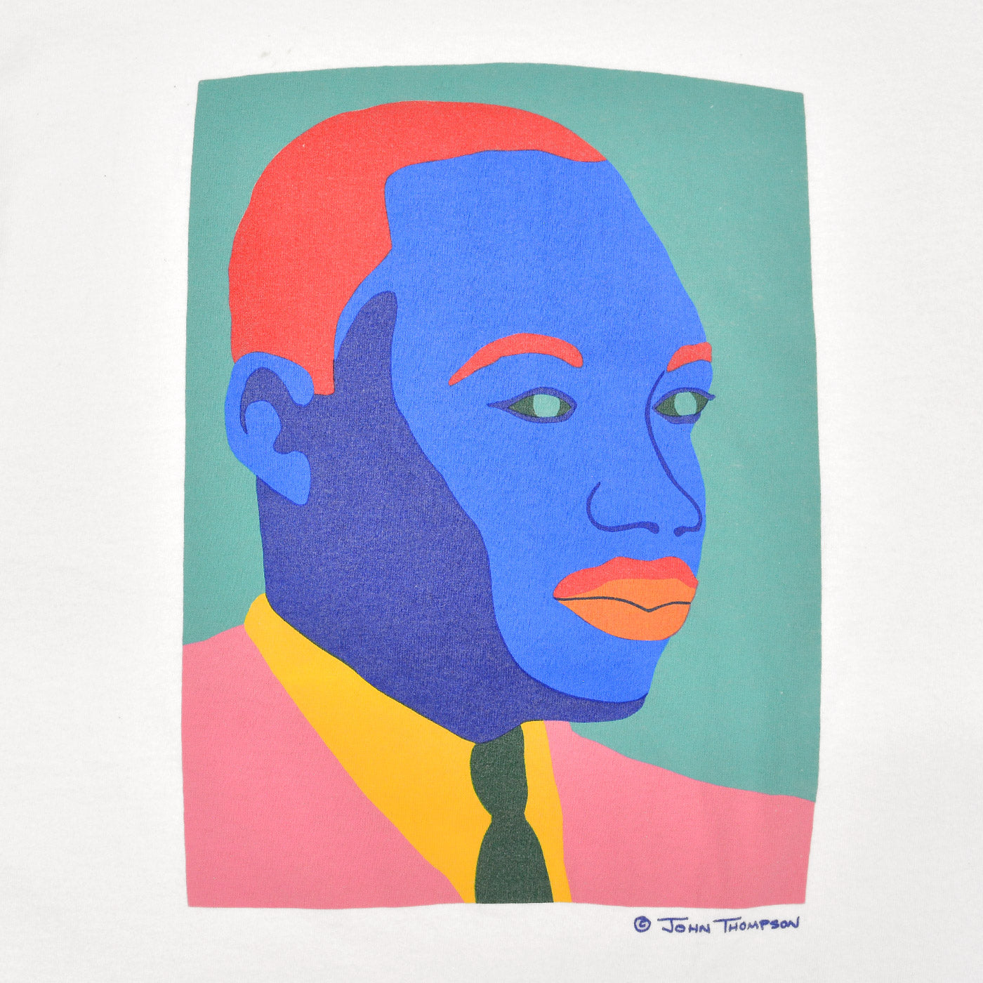 1990's FRUIT OF THE LOOM POP ART T-SHIRT / RARE ... XL
