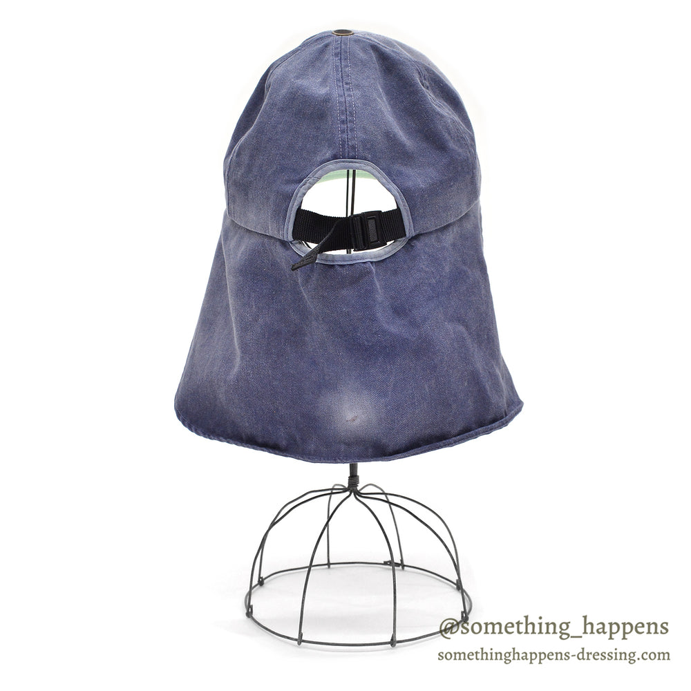 1990's~ LAKE OF THE ISLES SUN FADED NECK FLAP CAP...