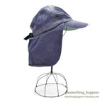 1990's~ LAKE OF THE ISLES SUN FADED NECK FLAP CAP...