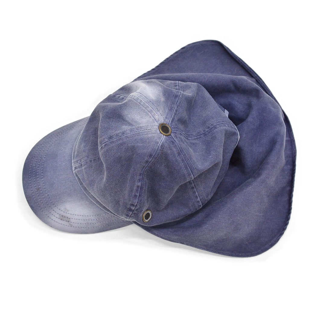 1990's~ LAKE OF THE ISLES SUN FADED NECK FLAP CAP...