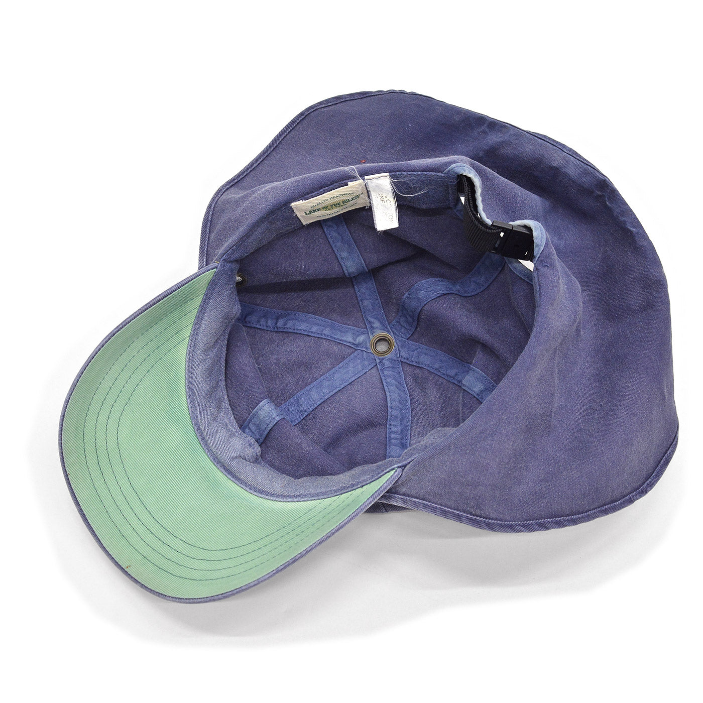 1990's~ LAKE OF THE ISLES SUN FADED NECK FLAP CAP...