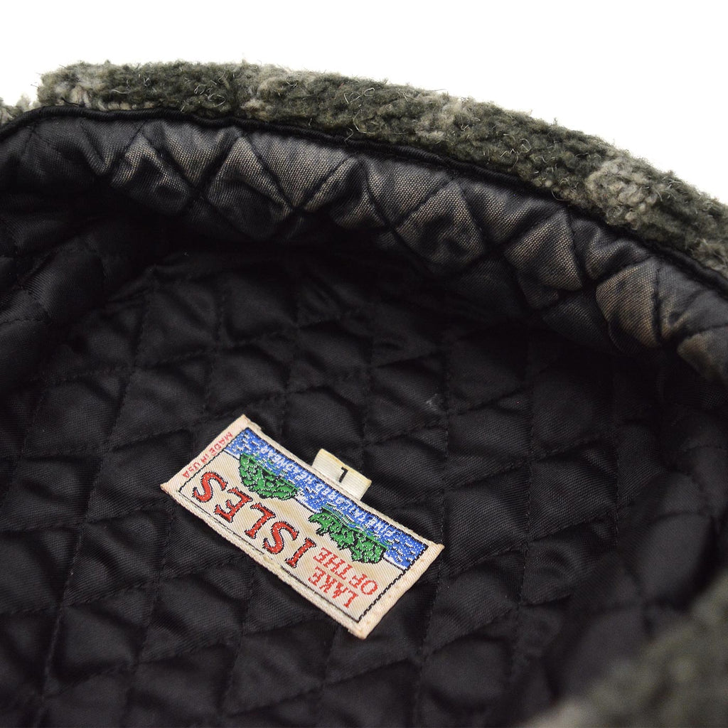 1990's LAKE OF THE ISLES SNOWFLAKE PATTERN TRAPPER HAT...L
