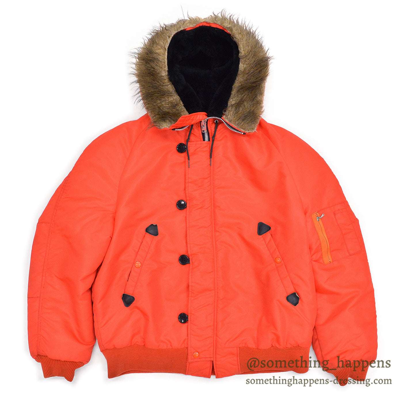 1960's LAND-N-LAKE TYPE N-2B FLIGHT JACKET / ORANGE ...