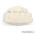 1980's LLBEAN GOOSE DOWN HAT / OFF WHITE...