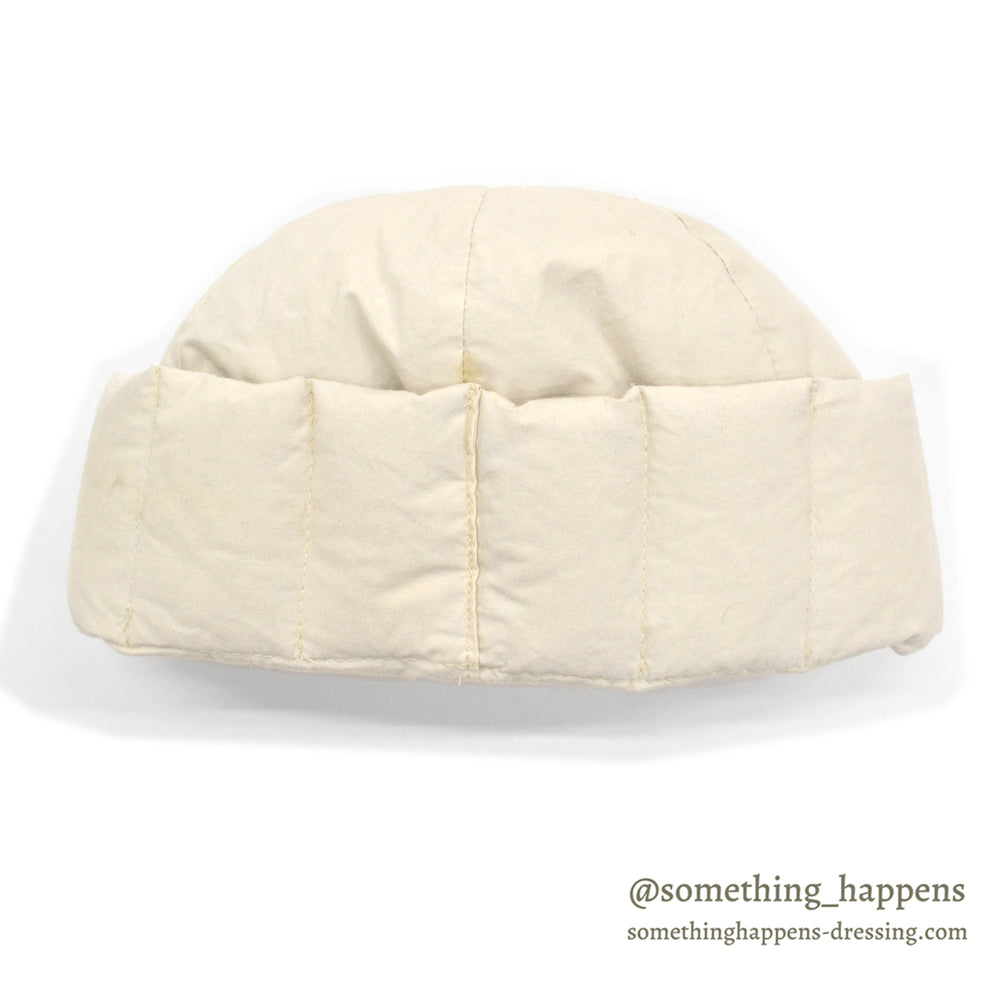 1980's LLBEAN GOOSE DOWN HAT / OFF WHITE...