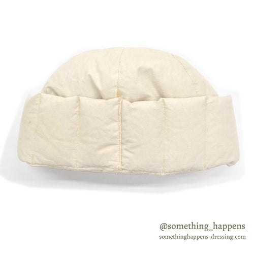 1980's LLBEAN GOOSE DOWN HAT / OFF WHITE...