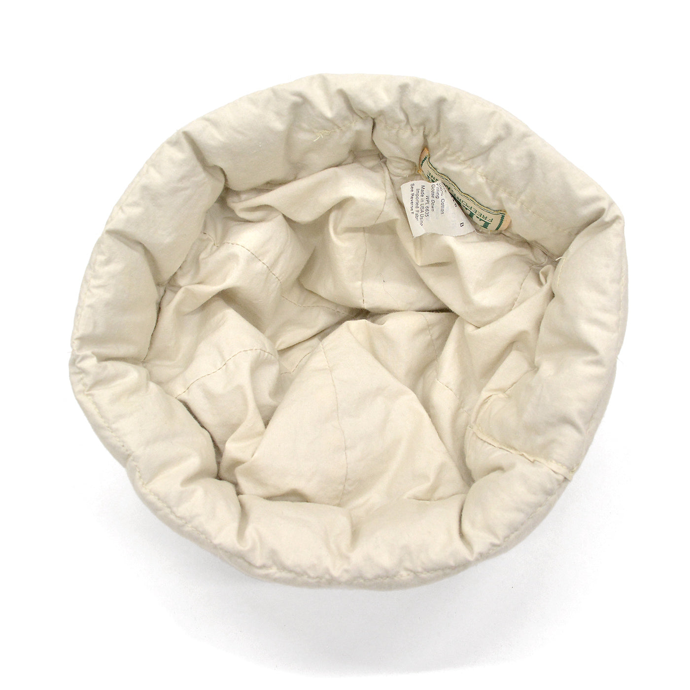 1980's L.L.BEAN GOOSE DOWN HAT / OFF WHITE ...