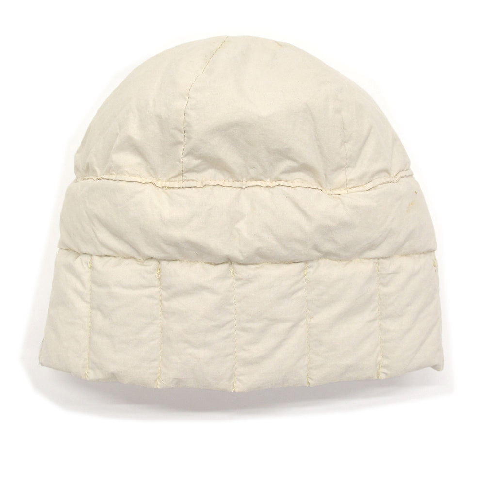 1980's LLBEAN GOOSE DOWN HAT / OFF WHITE...