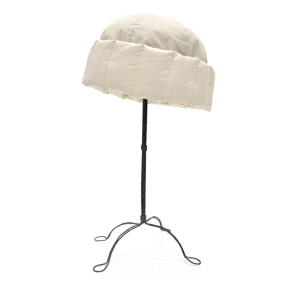 1980's LLBEAN GOOSE DOWN HAT / OFF WHITE...