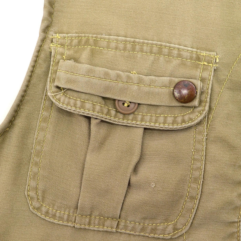 1960s L.L.BEAN HALF MOON POCKET FISHING VEST / TWO-TONE ...