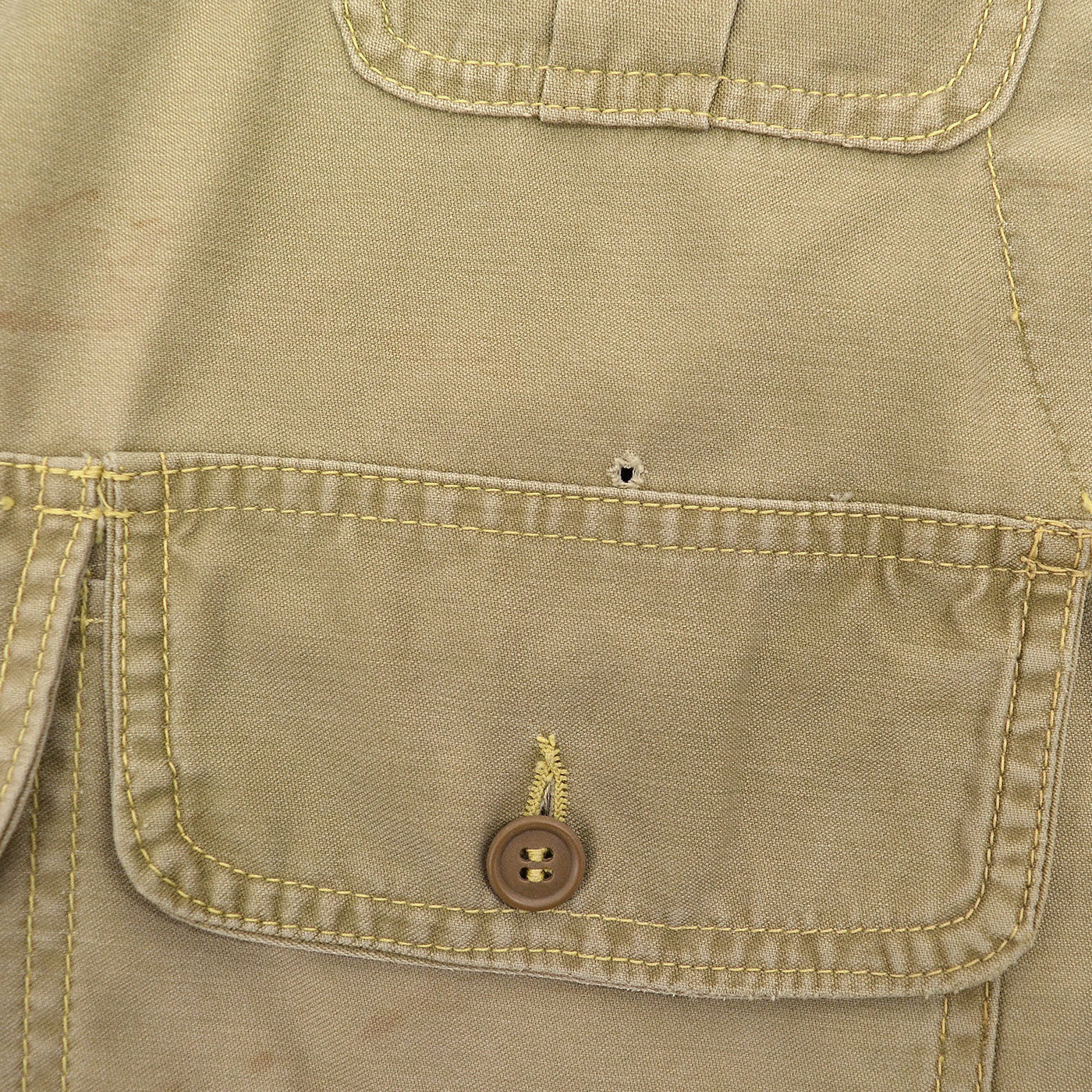 1960's L.L.BEAN HALF MOON POCKET FISHING VEST / TWO-TONE ...