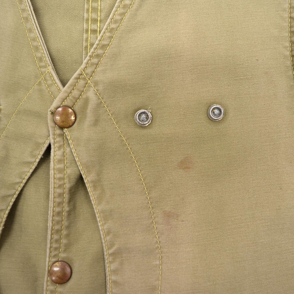 1960s L.L.BEAN HALF MOON POCKET FISHING VEST / TWO-TONE ...