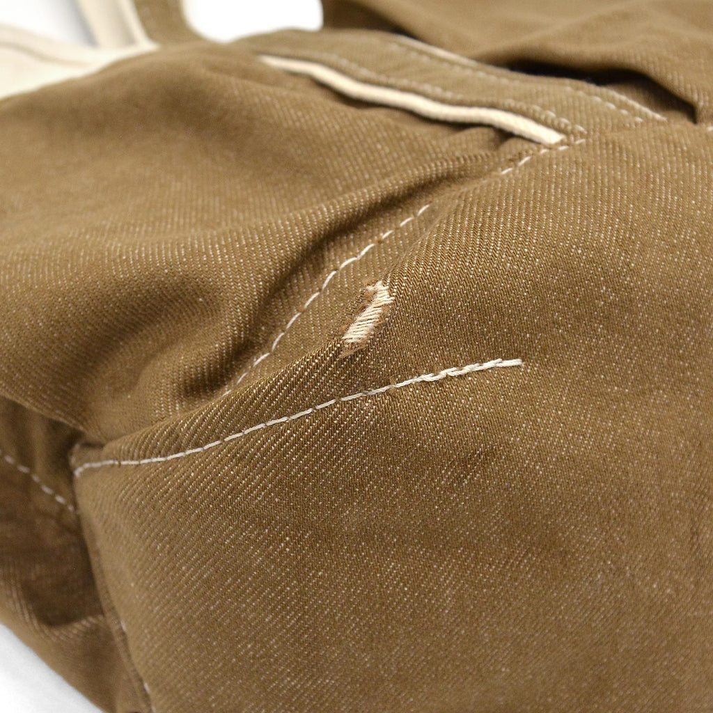 L.L.BEAN ZIP-TOP PICNIC TOTE / BROWN DENIM ...