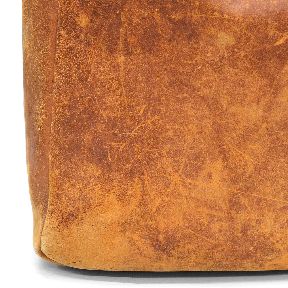 1960's L.L.BEAN LEATHER CARRYALL BAG / BEAUTIFUL PATINA ... MEDIUM