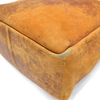 1960's L.L.BEAN LEATHER CARRYALL BAG / BEAUTIFUL PATINA ... MEDIUM
