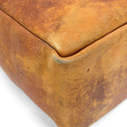 1960's L.L.BEAN LEATHER CARRYALL BAG / BEAUTIFUL PATINA ... MEDIUM
