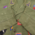 1950's U.S.MILITARY MEMORABILIA PATCH M-47 HBT JACKET ... SMALL