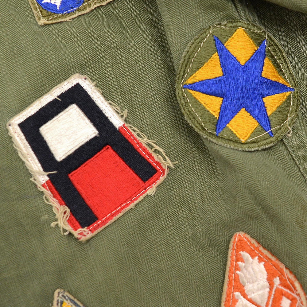 1950's U.S.MILITARY MEMORABILIA PATCH M-47 HBT JACKET ... SMALL