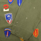 1950's U.S.MILITARY MEMORABILIA PATCH M-47 HBT JACKET ... SMALL
