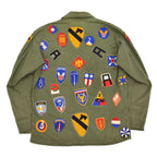 1950's U.S.MILITARY MEMORABILIA PATCH M-47 HBT JACKET ... SMALL
