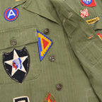 1950's U.S.MILITARY MEMORABILIA PATCH M-47 HBT JACKET ... SMALL