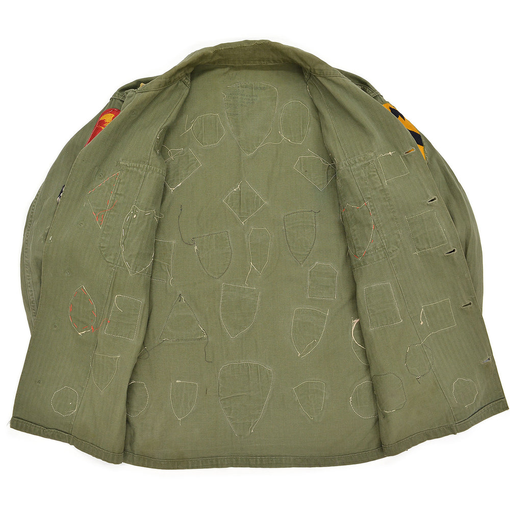 1950's U.S.MILITARY MEMORABILIA PATCH M-47 HBT JACKET ... SMALL