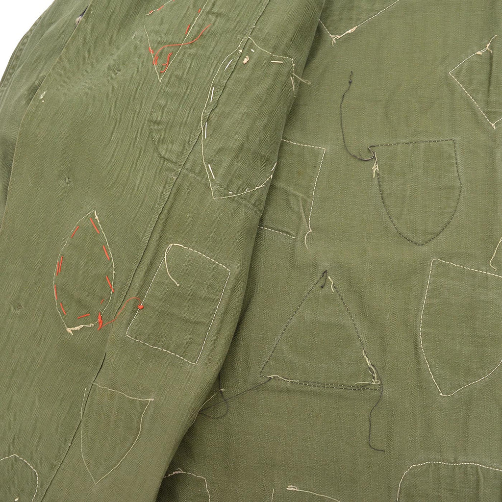1950's U.S.MILITARY MEMORABILIA PATCH M-47 HBT JACKET ... SMALL