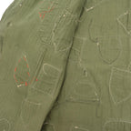 1950's U.S.MILITARY MEMORABILIA PATCH M-47 HBT JACKET ... SMALL