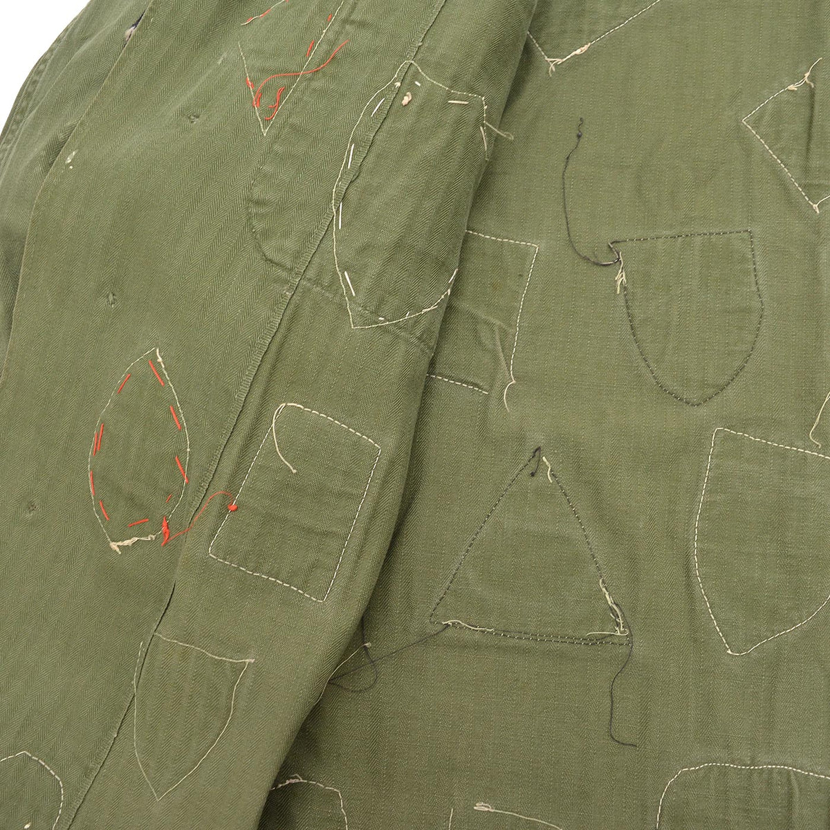 1950's U.S.MILITARY MEMORABILIA PATCH M-47 HBT JACKET ... SMALL