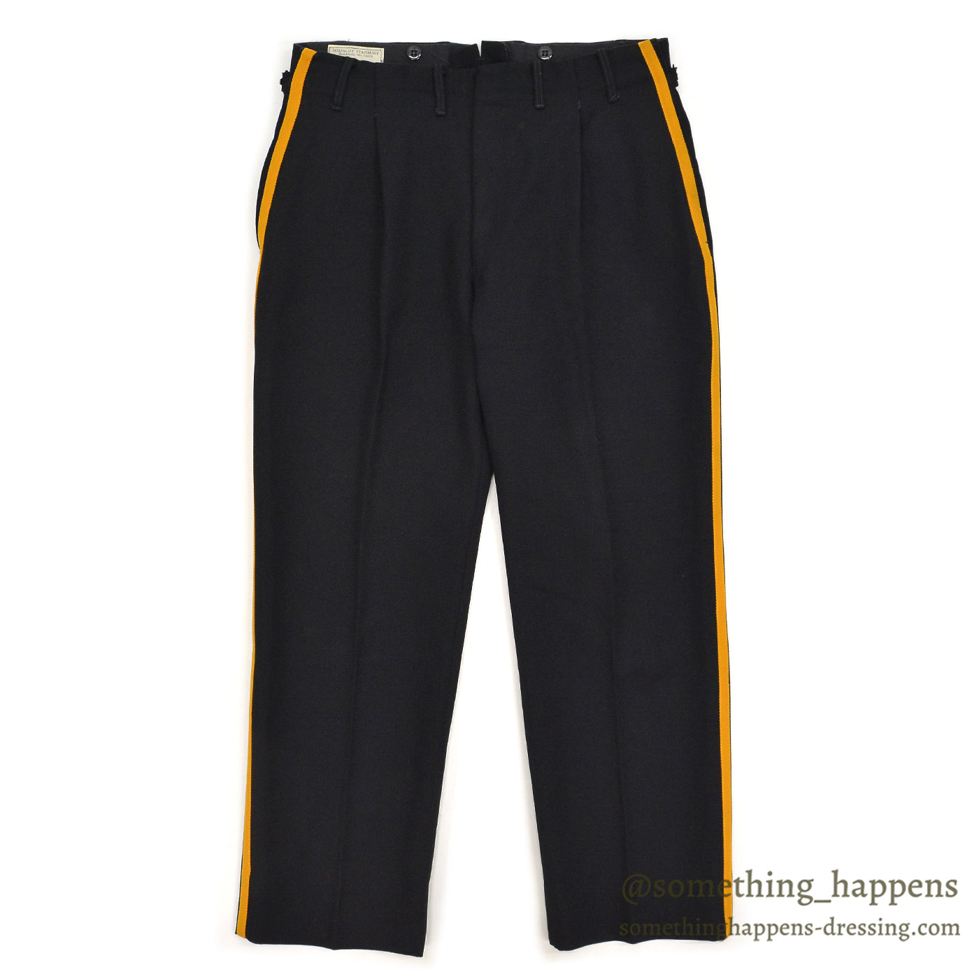 1960's MEDALIST STANBURY MARCHING BAND WOOL TROUSERS... W35/L30