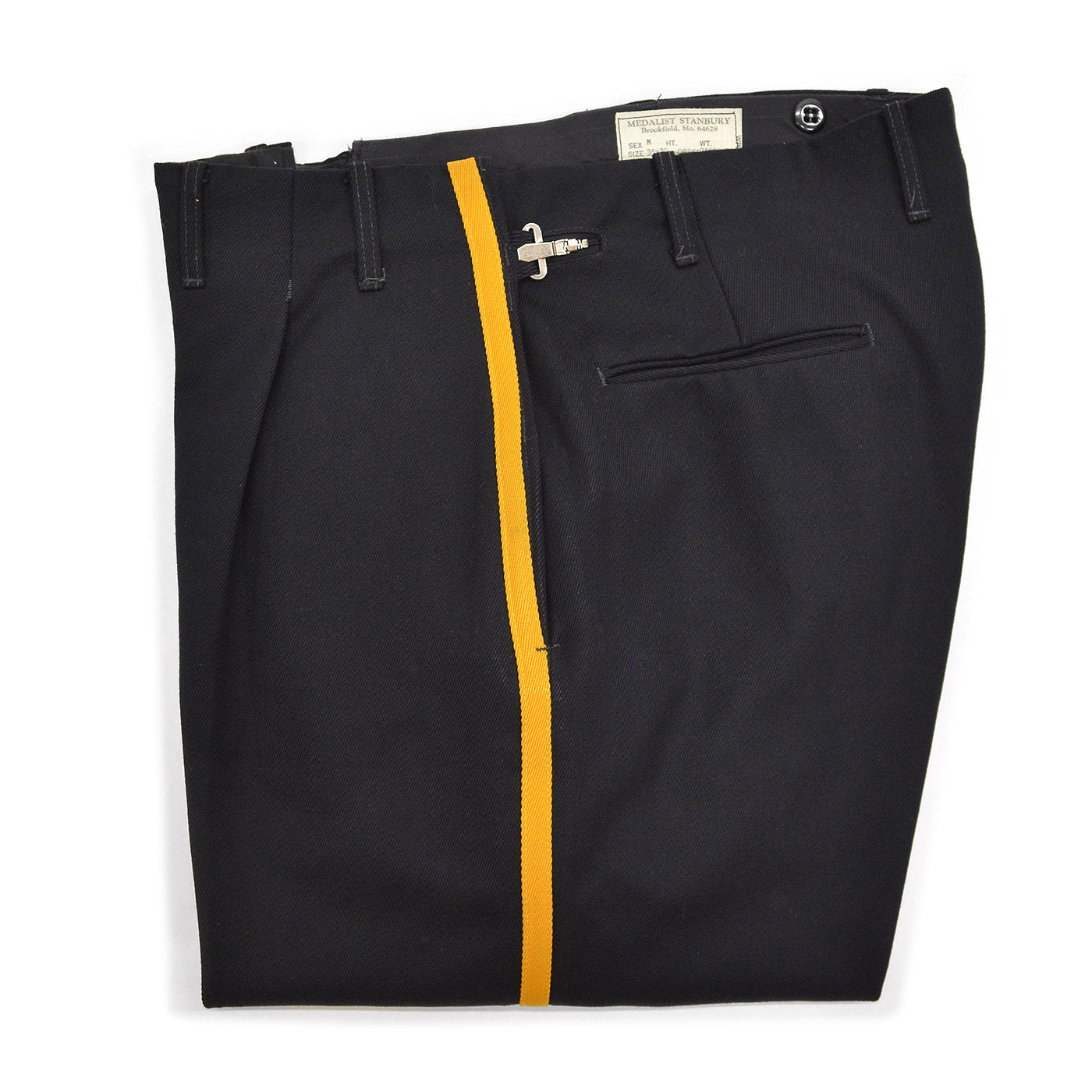 1960's MEDALIST STANBURY MARCHING BAND WOOL TROUSERS ... W35/L30