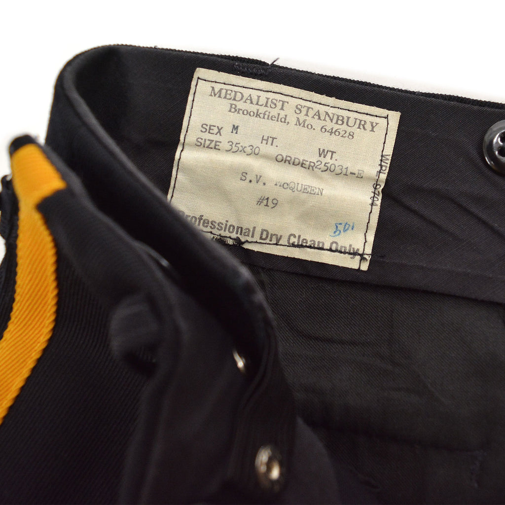 1960's MEDALIST STANBURY MARCHING BAND WOOL TROUSERS... W35/L30