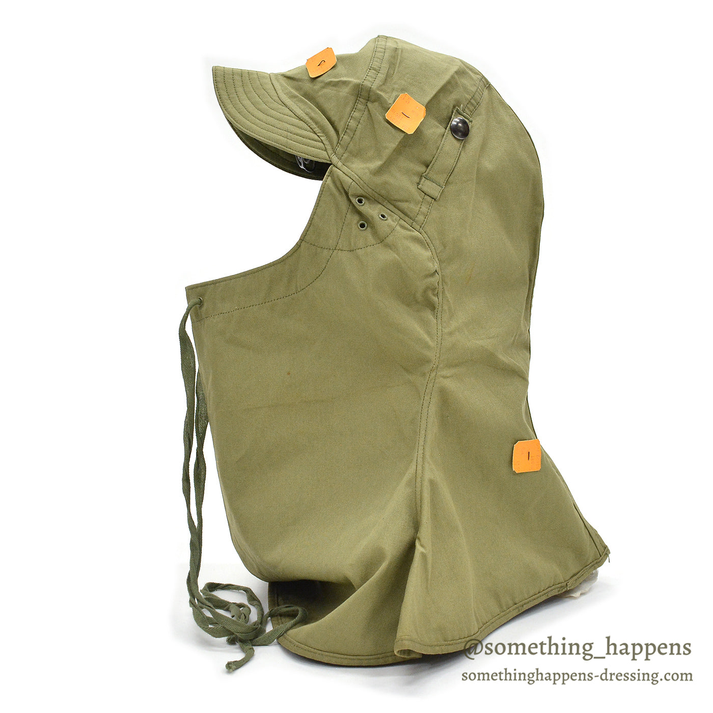 1940's DEADSTOCK U.S.ARMY WW2 CLOTH HOOD / CUTTER TAGS ...