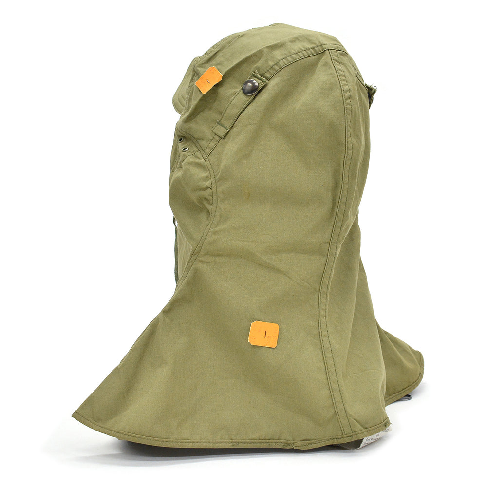 1940's DEADSTOCK USARMY WW2 CLOTH HOOD / CUTTER TAGS...