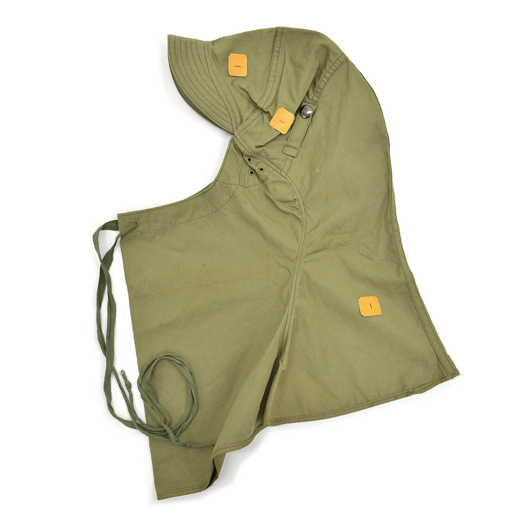 1940's DEADSTOCK USARMY WW2 CLOTH HOOD / CUTTER TAGS...