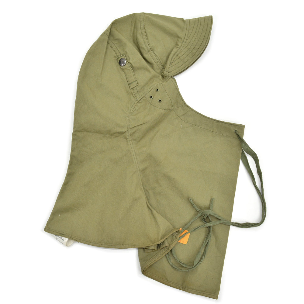 1940's DEADSTOCK USARMY WW2 CLOTH HOOD / CUTTER TAGS...