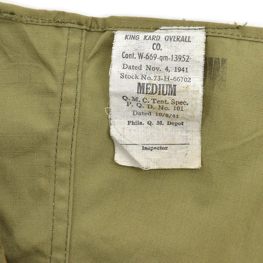 1940's DEADSTOCK U.S.ARMY WW2 CLOTH HOOD / CUTTER TAGS ...