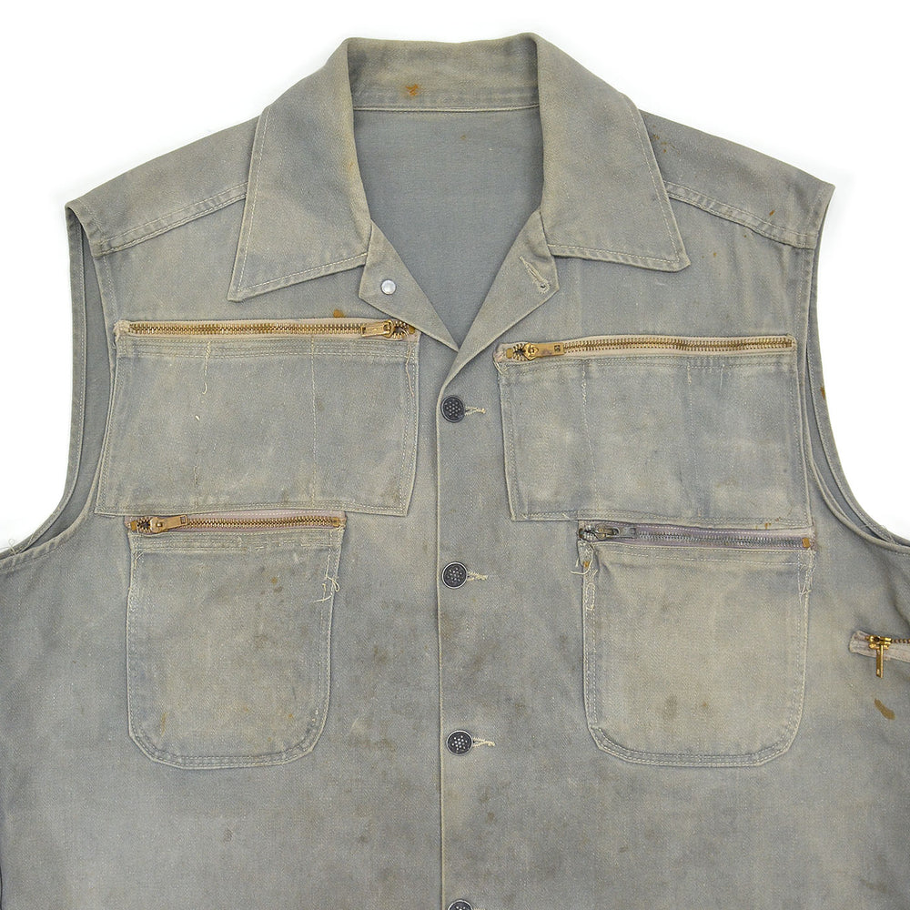 1950's OLD MILITARY MODIFIED FISHING VEST...