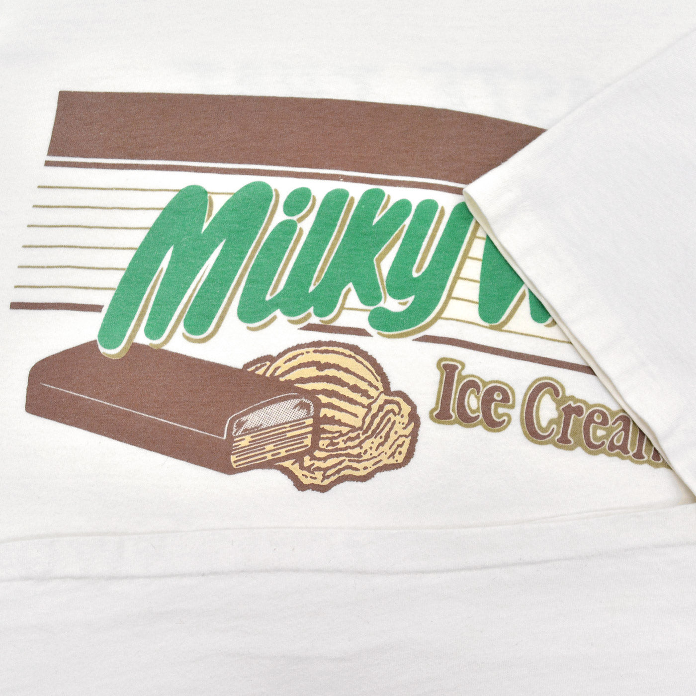 1980's~ HANES MILKY WAY ICE CREAM BARS PROMO T-SHIRT ... XL