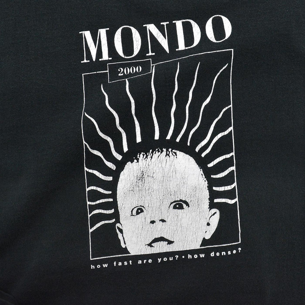 1990's JERZEES MONDO 2000 MAGAZINE T-SHIRT / TWO-TONE ... L