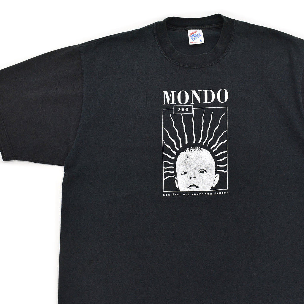 1990's JERZEES MONDO 2000 MAGAZINE T-SHIRT / TWO-TONE ... L