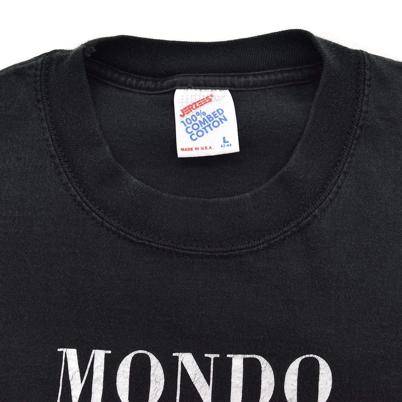1990's JERZEES MONDO 2000 MAGAZINE T-SHIRT / TWO-TONE ... L